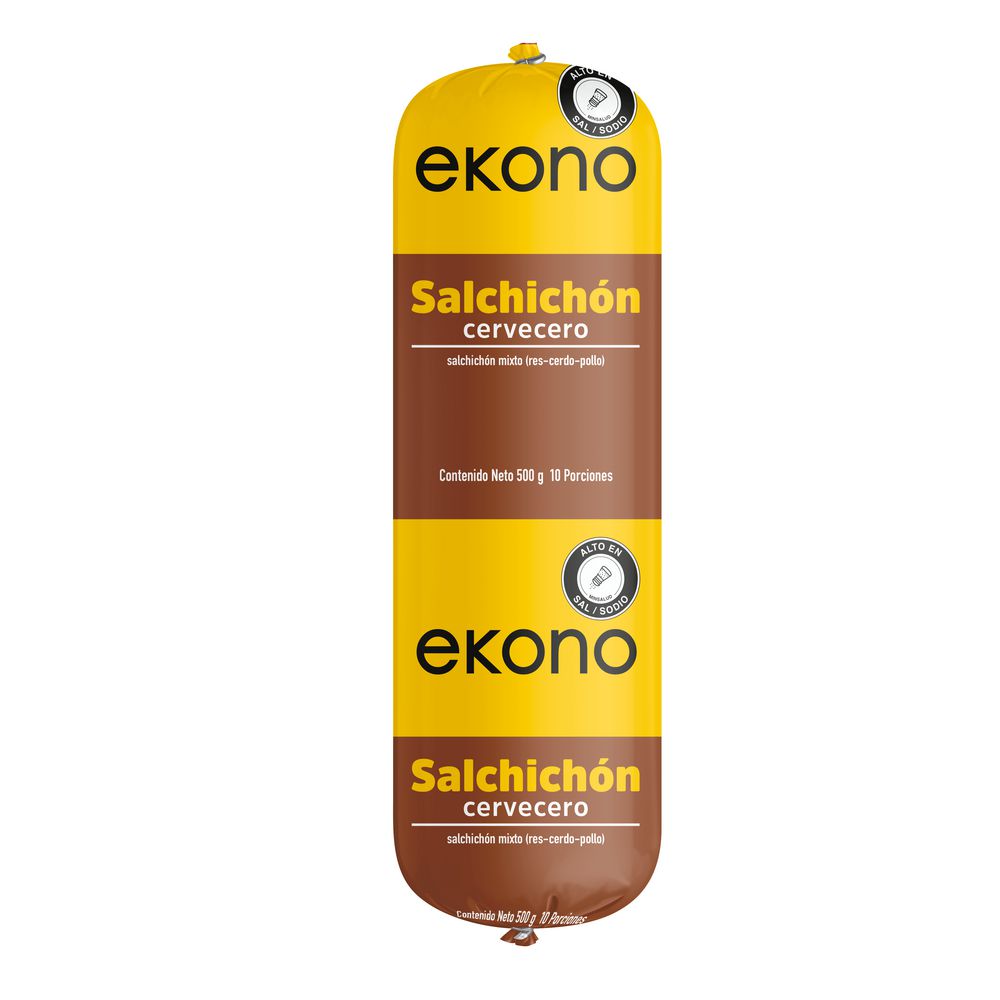Salchichon Cervecero EKONO 500  gr img #1