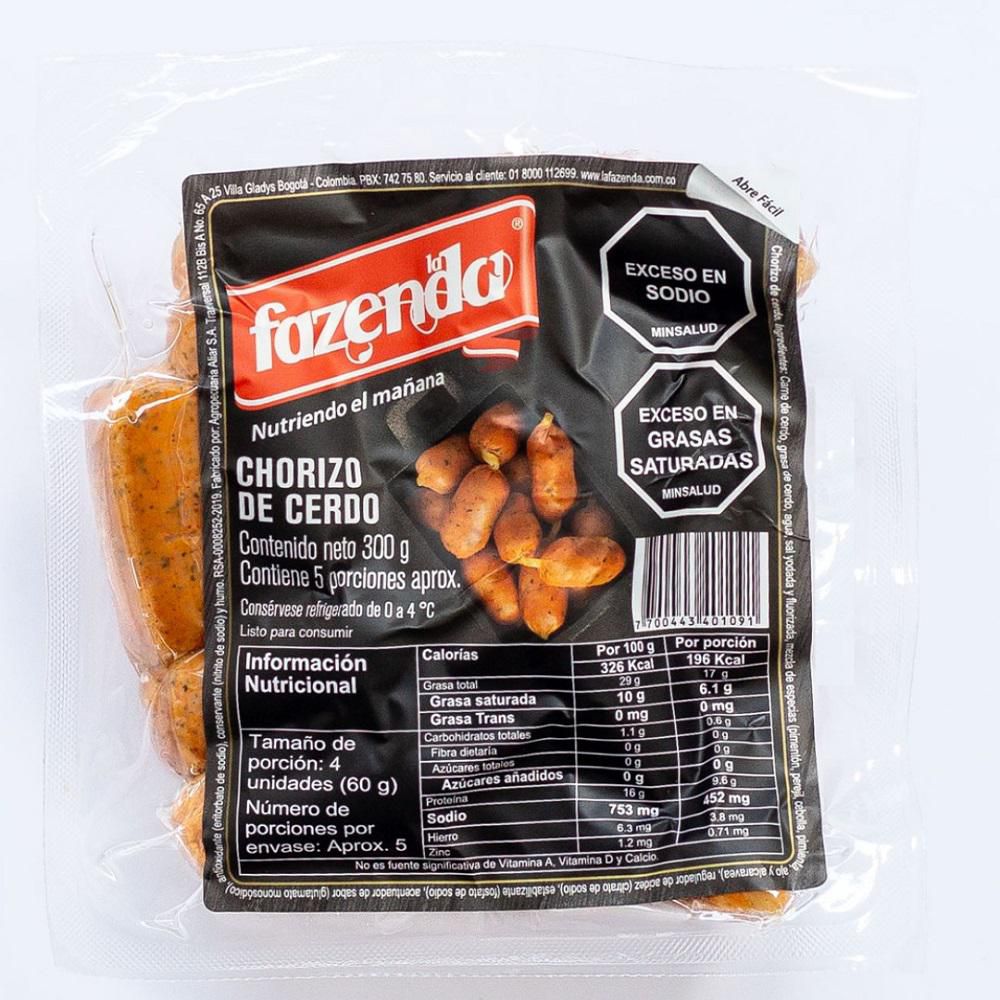 Chorizo Coctel LA FAZENDA 300 gr