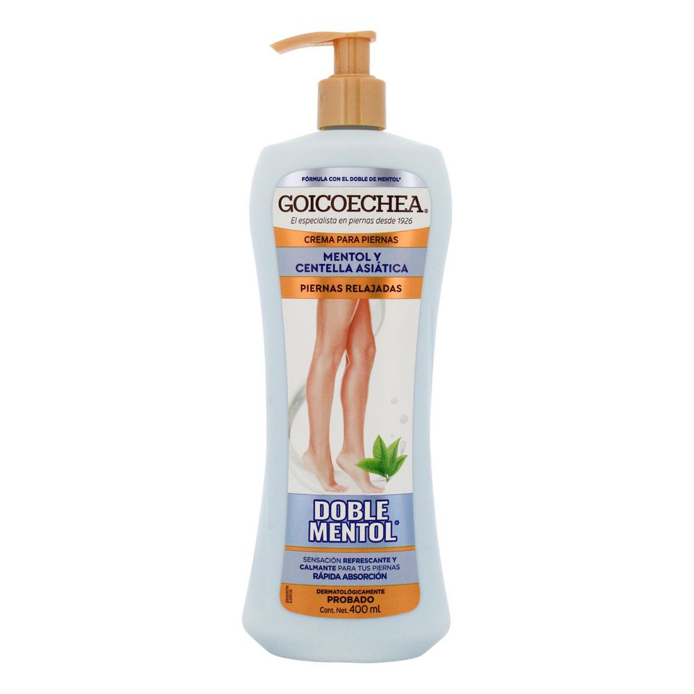 Crema Piernas Doble Mentol GOICOECHEA 400  ml