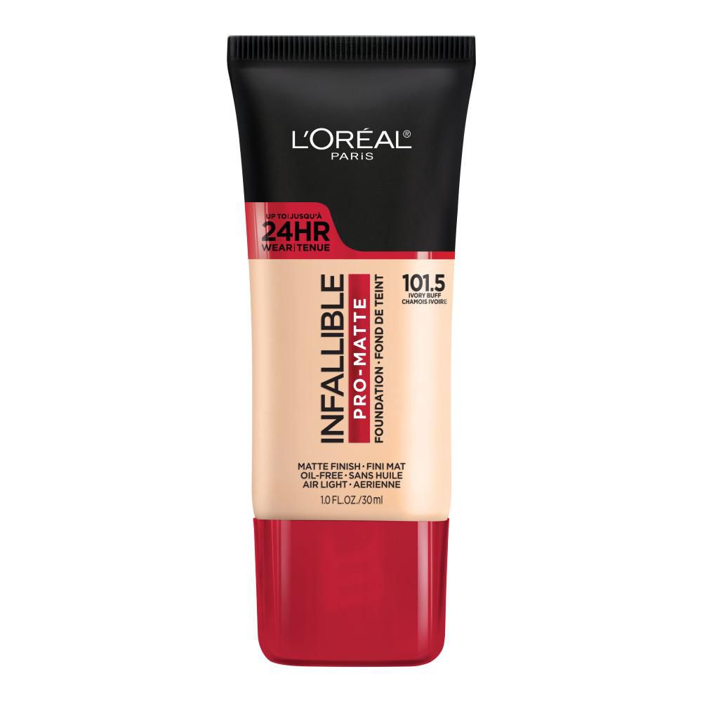 Base LOREAL PARIS infallible matte 101.5 ivory buff (30 ml)