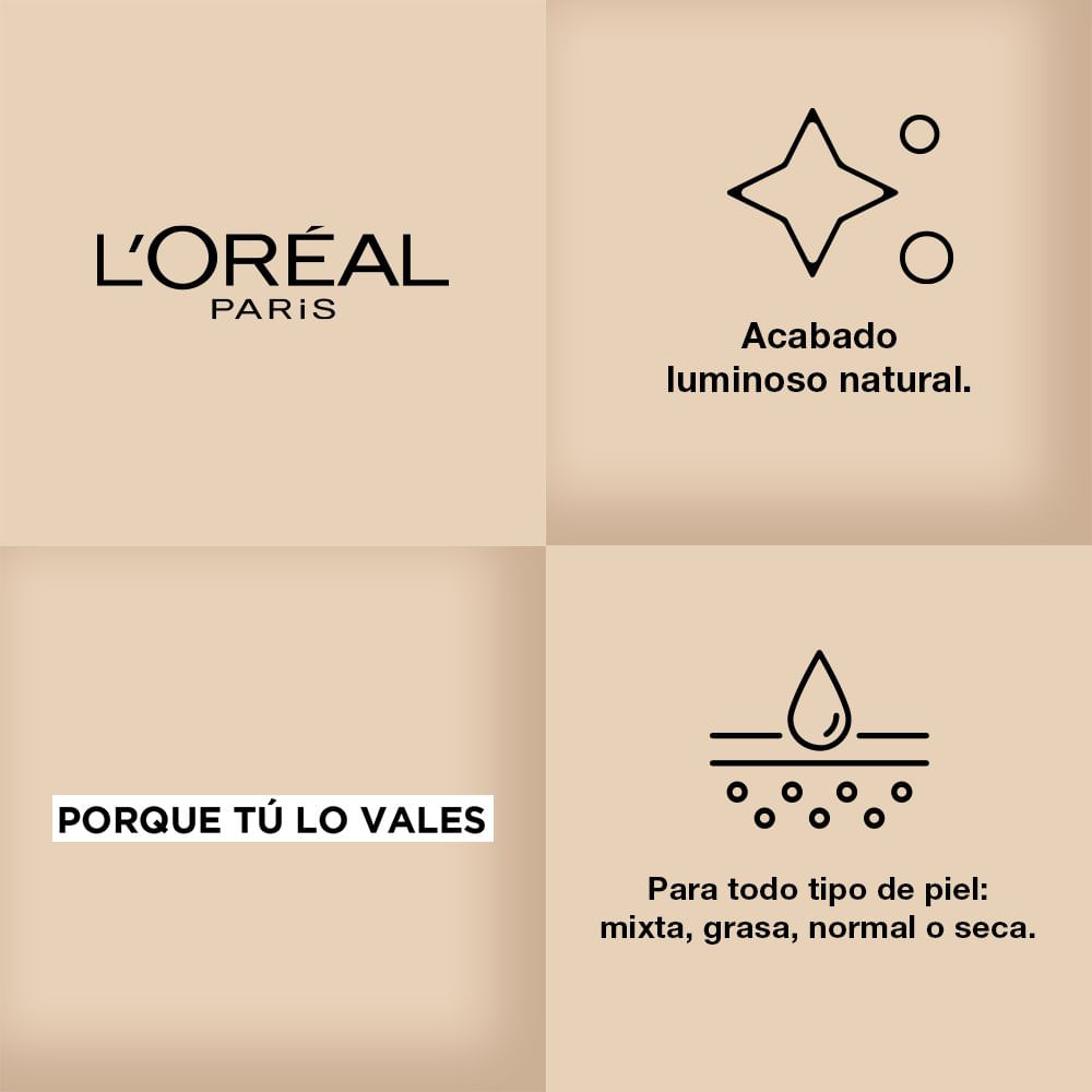 Base LOREAL PARIS infallible matte 103 narural buff (30  ml) img #5