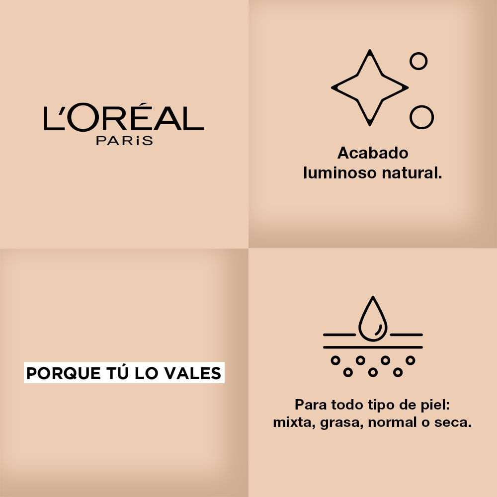 Base LOREAL PARIS infallible matte 455 natural buff (30  ml) img #5
