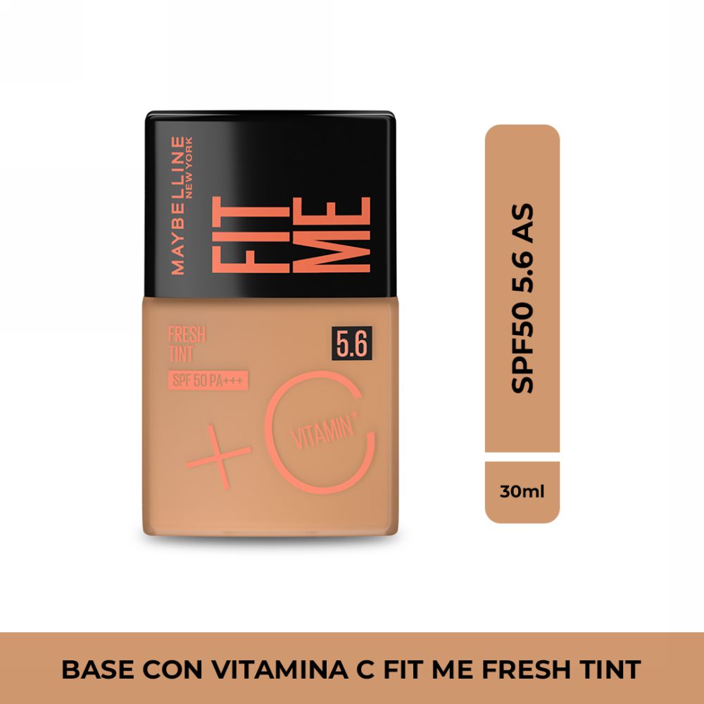 Base líquida MAYBELLINE fit me fresh tint 5.6 (30  ml)