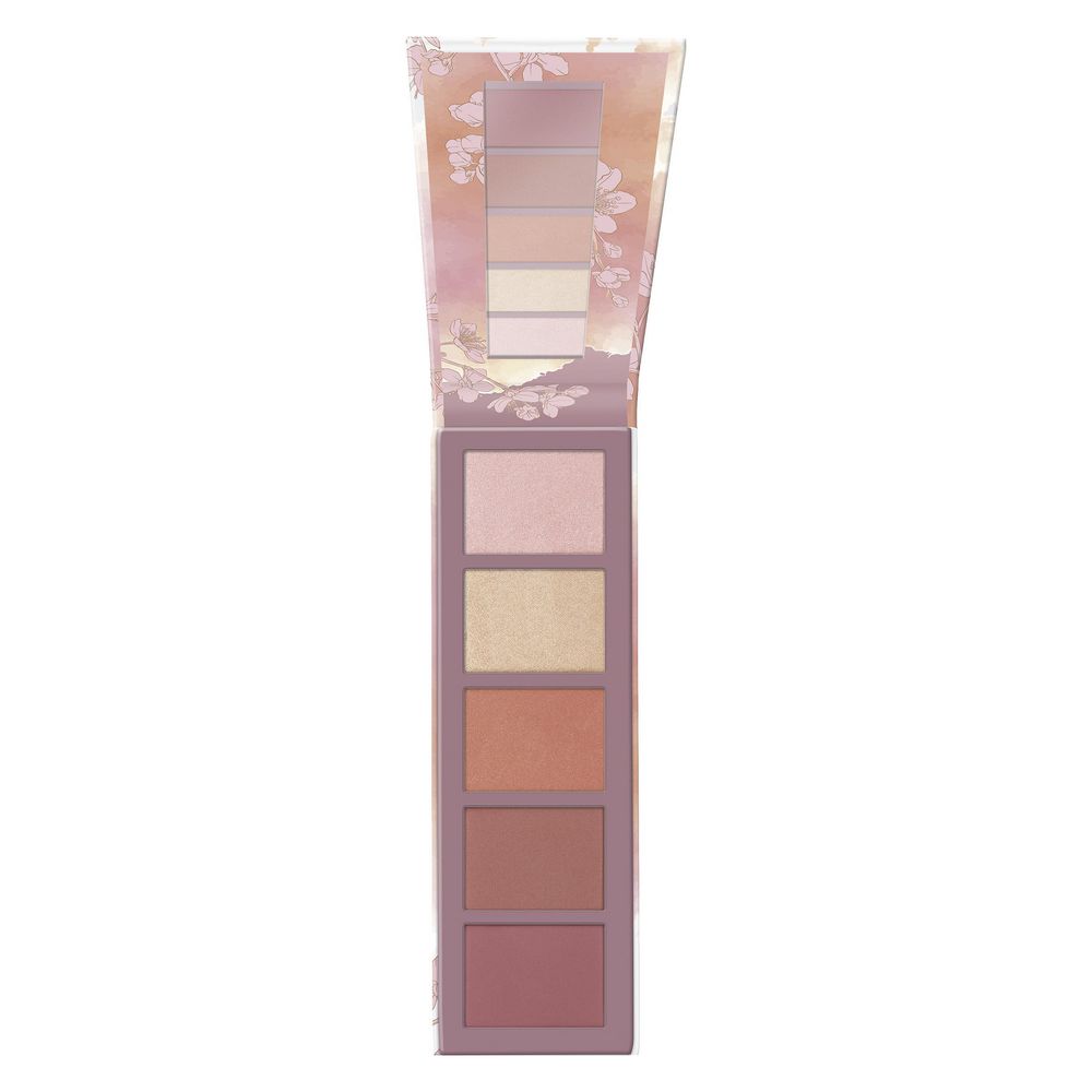 Rubor e iluminador ESSENCE Paleta peachy blossom (15  gr)