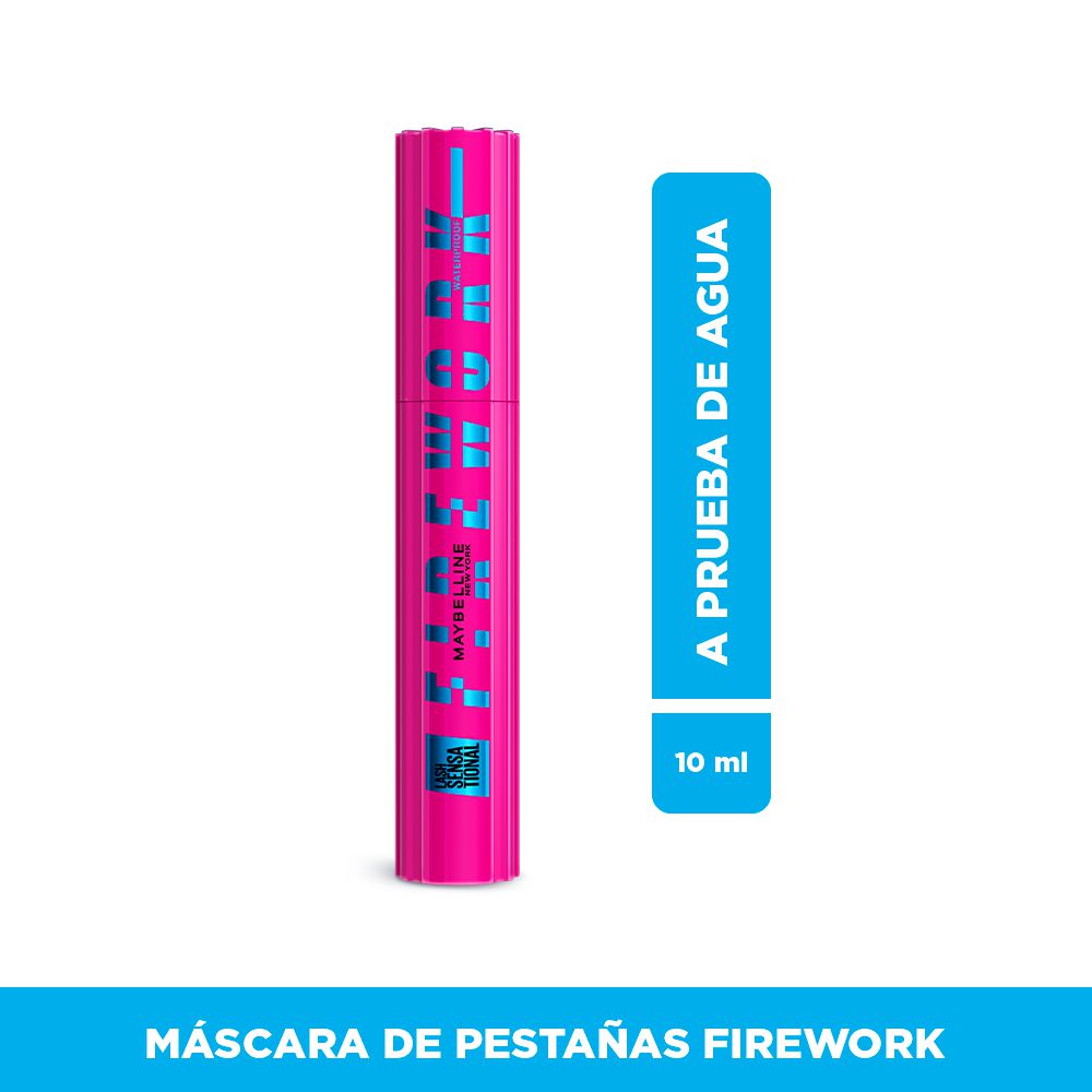 Pestañina MAYBELLINE LS FIREWORK WTP VERY BLACK (10 ml)