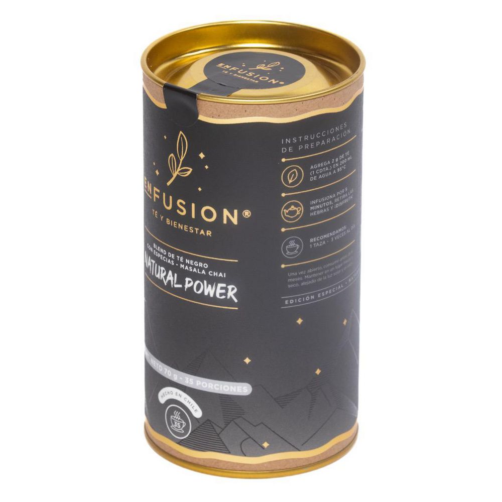 Té ENFUSION TÉ Y BIENESTAR natural power 100% natural (70  gr) img #2