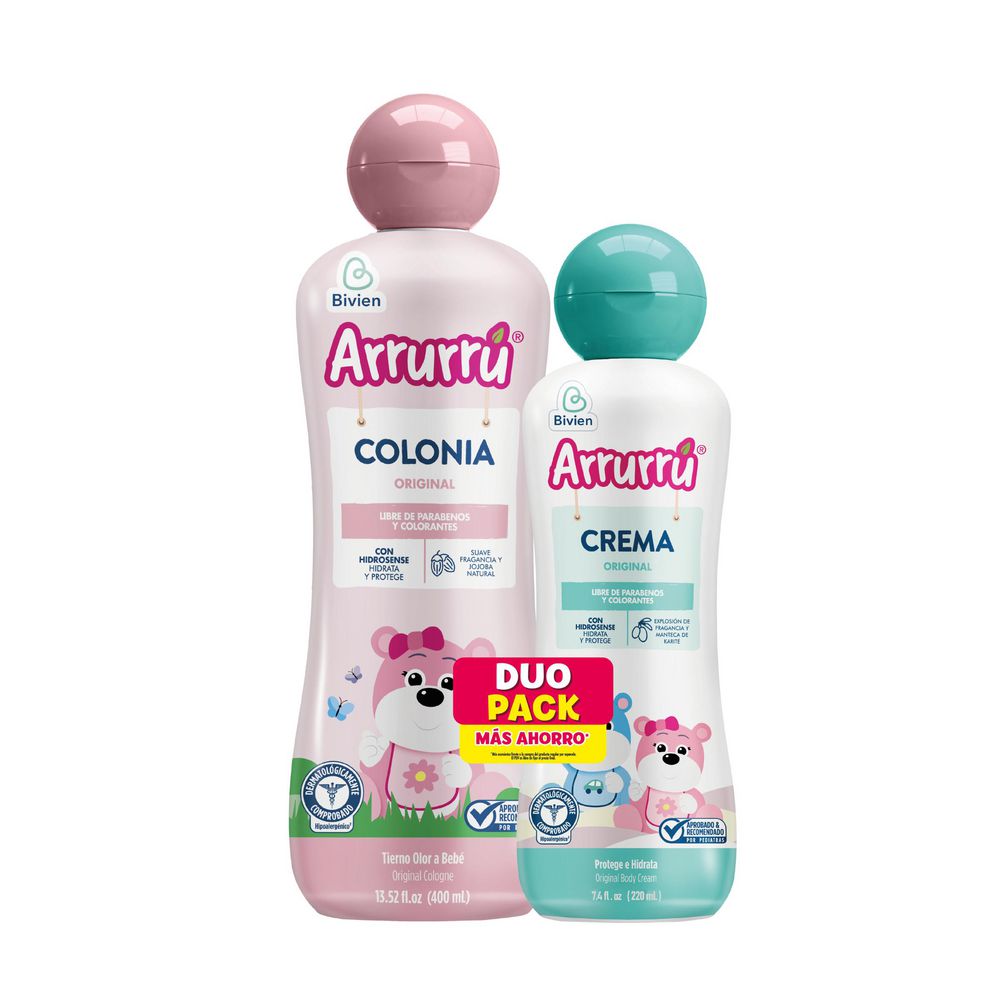 Of Colonia Rosada ARRURRU + Crema Bebe (2 UNIDAD) img #1