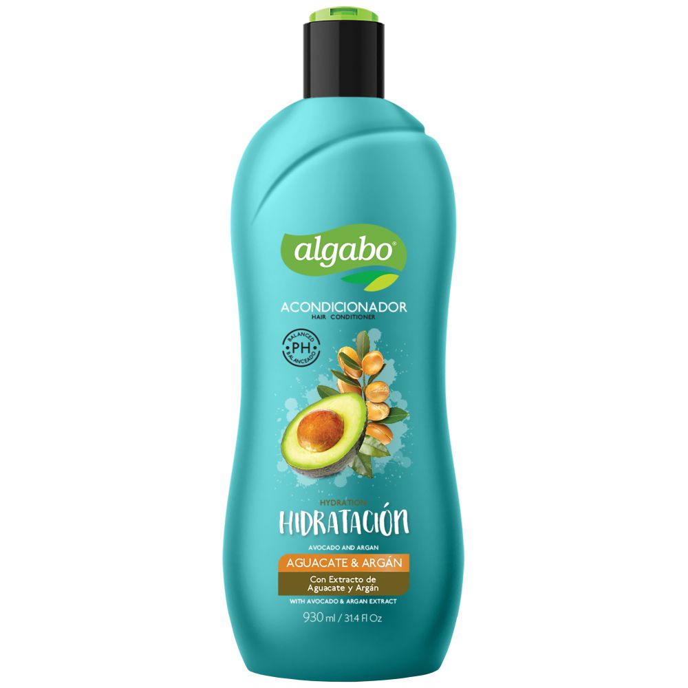 Acondicionador ALGABO MARCA EXCLUSIVA Con Extracto De Aguacate Y Argán (930 ml)