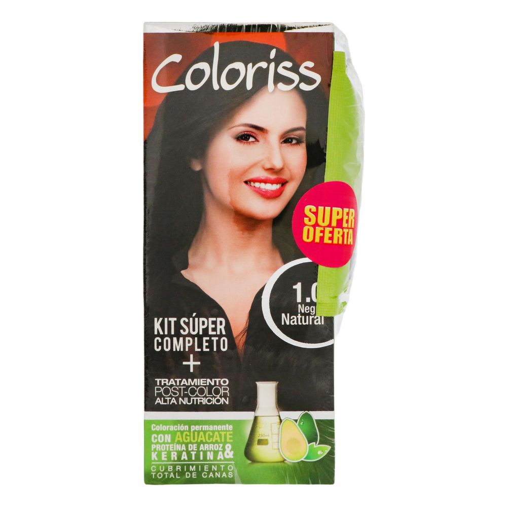 Tinte COLORISS Negr Natur 1.0 $ Esp (1  und)