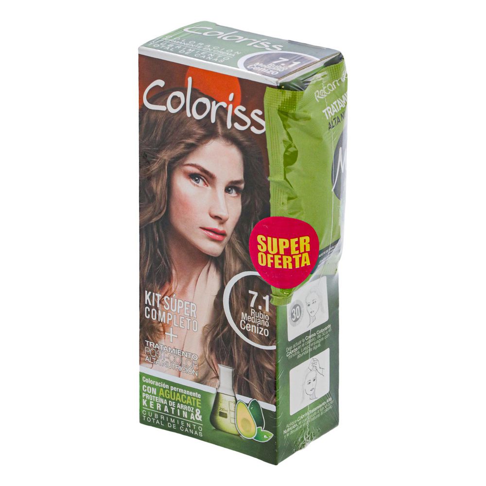 Tinte COLORISS Rub Med ce 7.1 $ Esp (1  und) img #2