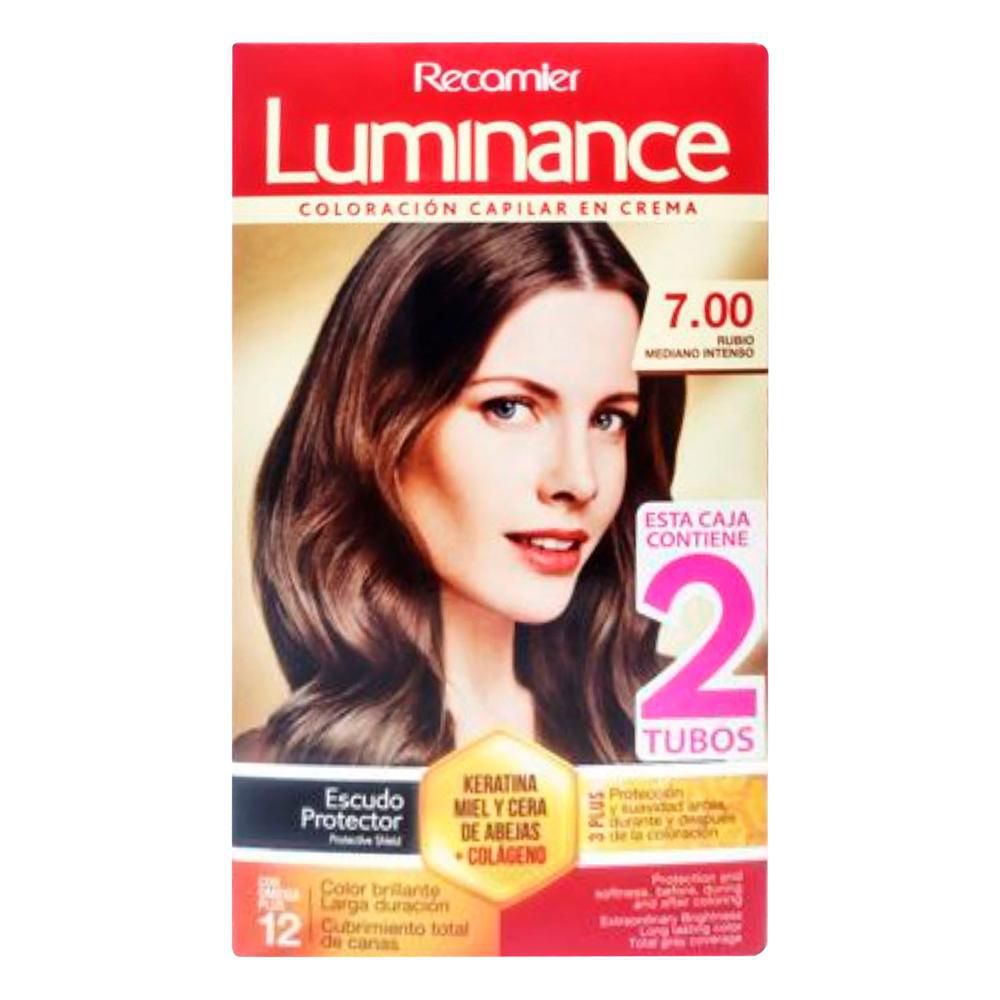 Tinte LUMINANCE DOBLE TUBO RUBIO MED INT 7 (1 und)