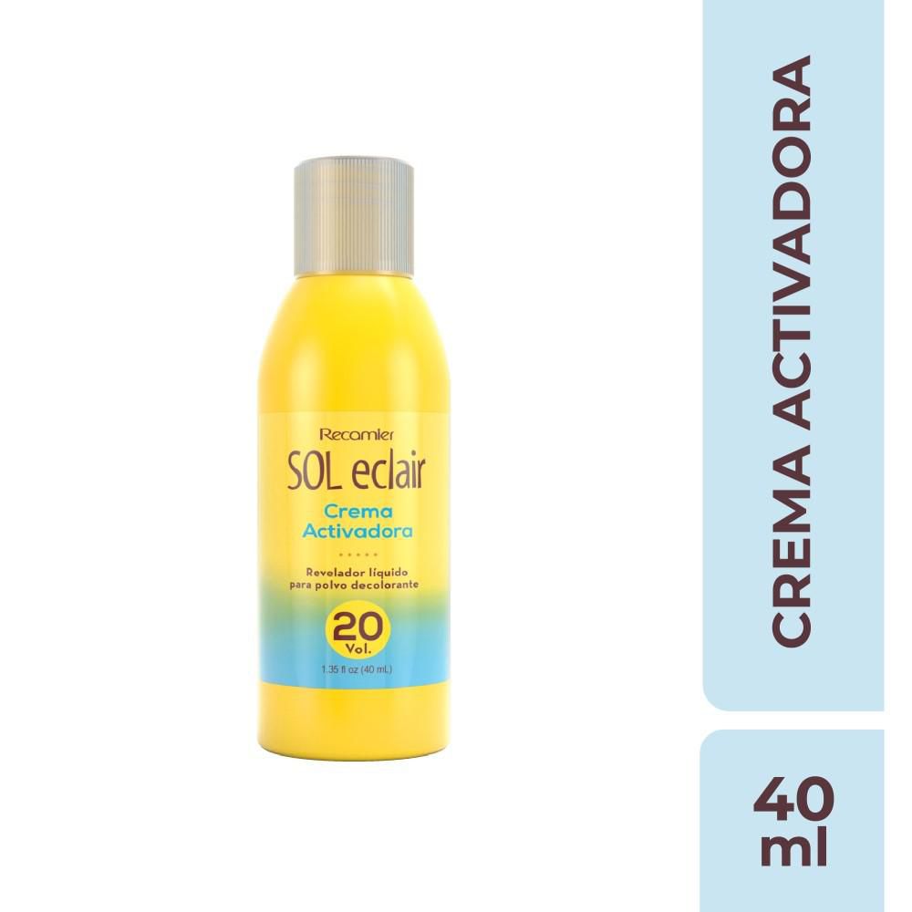 Crema SOLECLAIR ACTIVADORA DECOLORANTE 20% (40 ml)