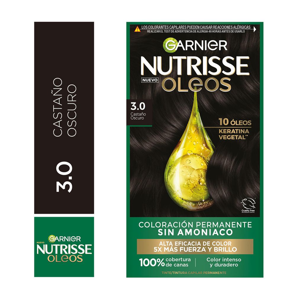 Tinte Cabello NUTRISSE Castaño Oscuro (1 und)