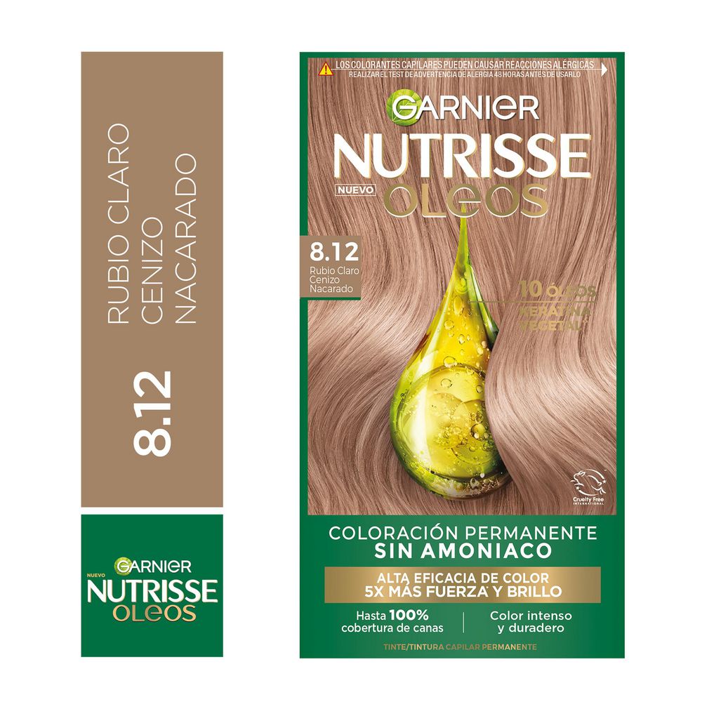 Tinte Cabello NUTRISSE CENIZO NACARADO (1 und)