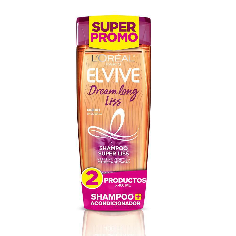 PACK SHAMPOO DREAM LONG LISS ELVIVE  (800  ml) img #1