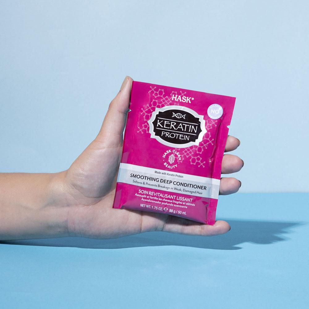 Mascarilla capilar HASK Keratina smooth deep conditioner (50  ml) img #2