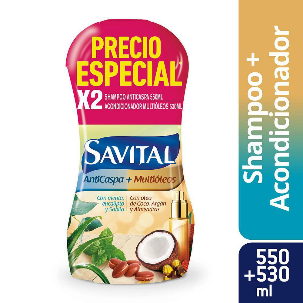 Shampoo SAVITAL ANTICASPA (1080  ml)