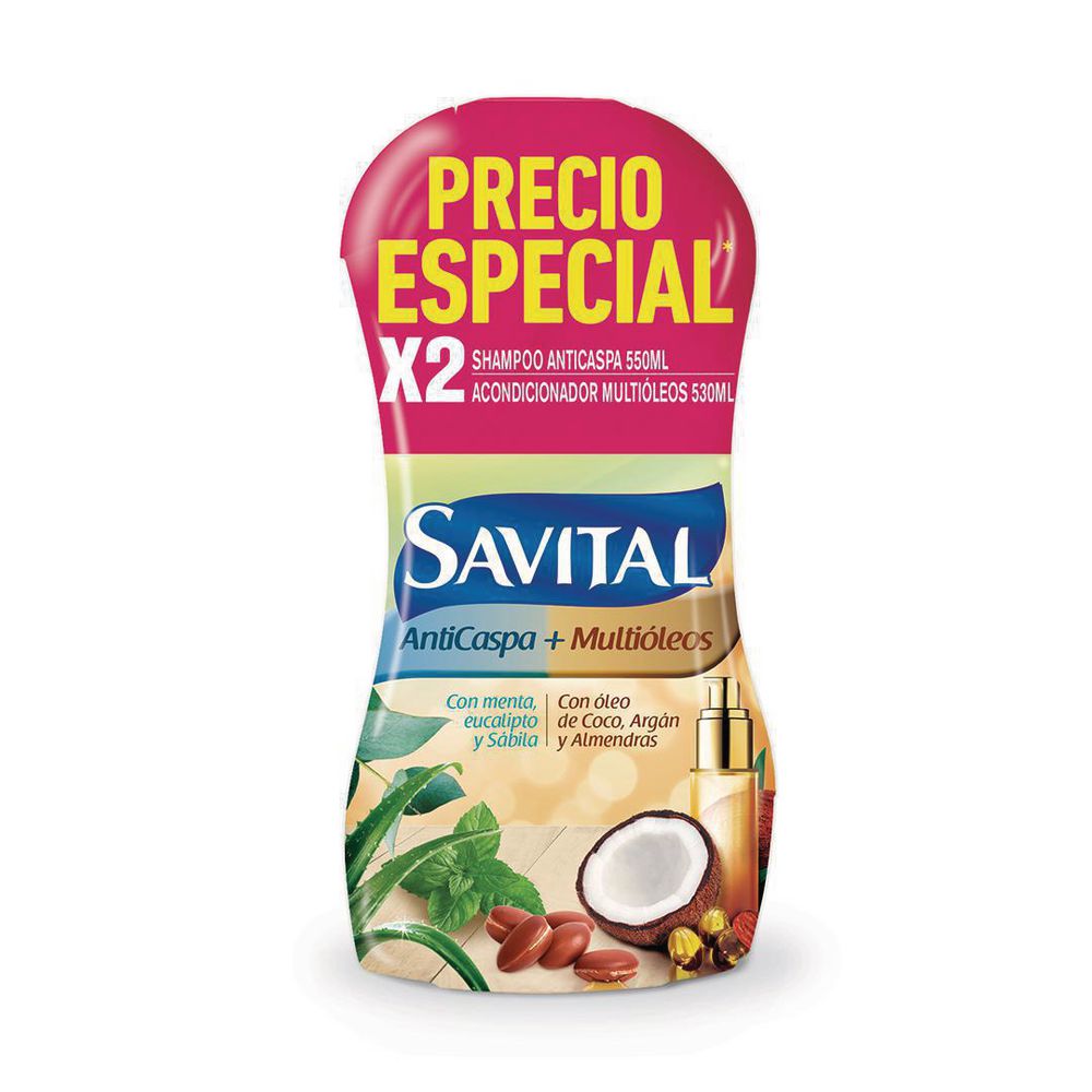 Shampoo SAVITAL ANTICASPA (1080  ml) img #2