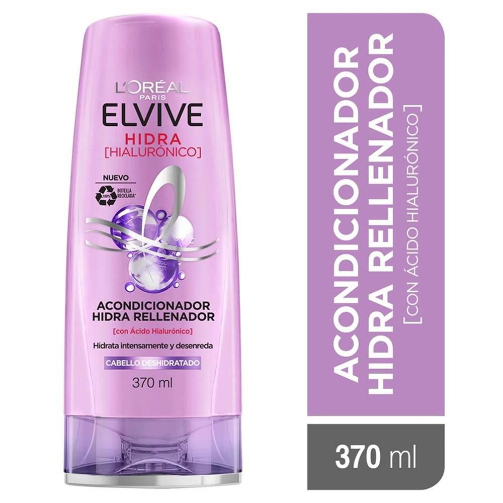 Acondicionador ELVIVE Loreal Paris hidra hialurónico (370  ml)