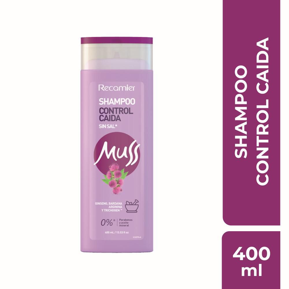 Shampoo MUSS CONTROL CAIDA (400 ml)
