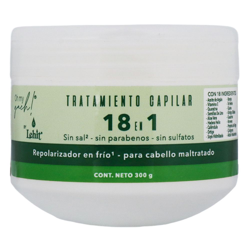 Tratamiento LEHIT CAPILAR 18 EN 1 (300 gr)