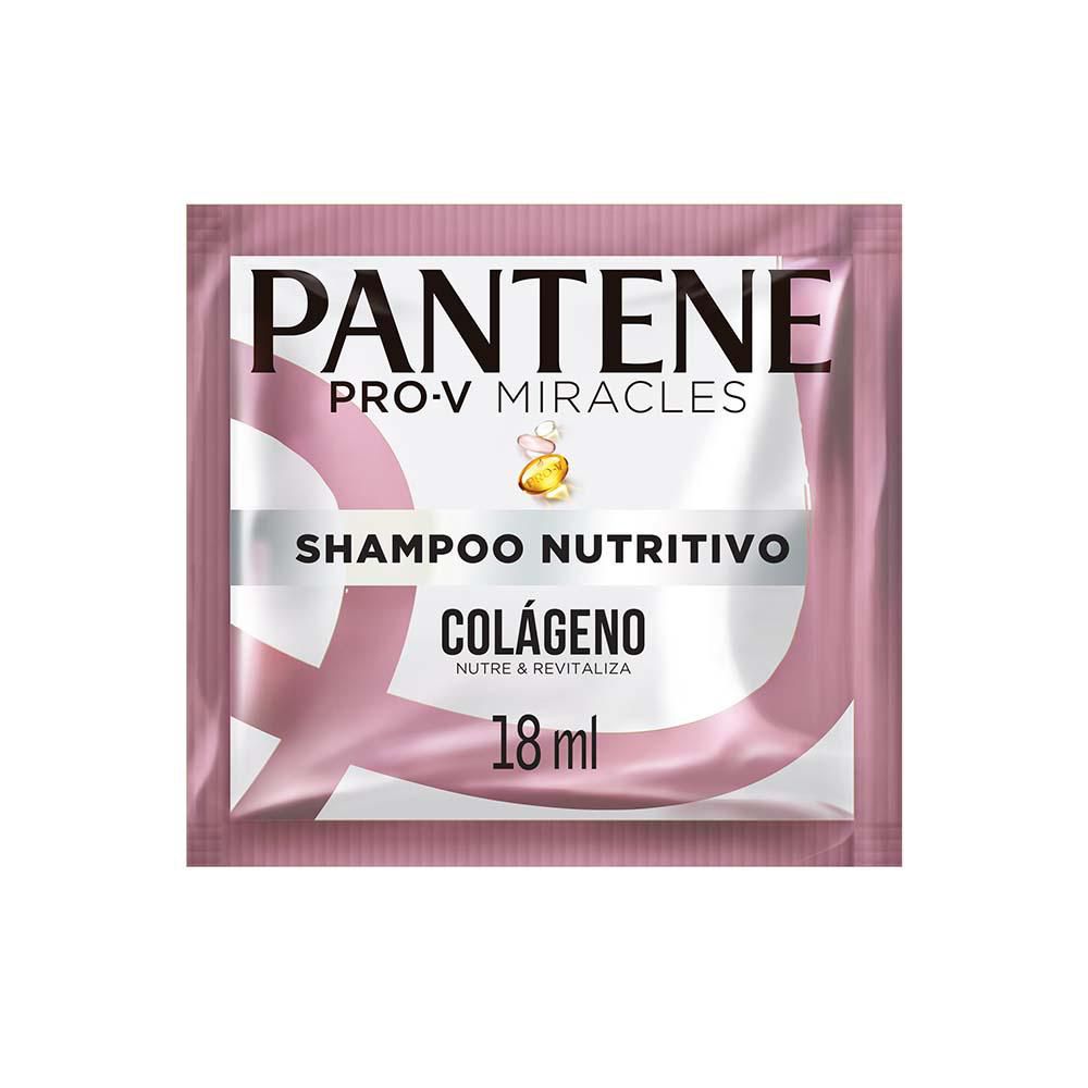 Shampoo PANTENE Colágeno Nutre Y Revitaliza  (18  ml)