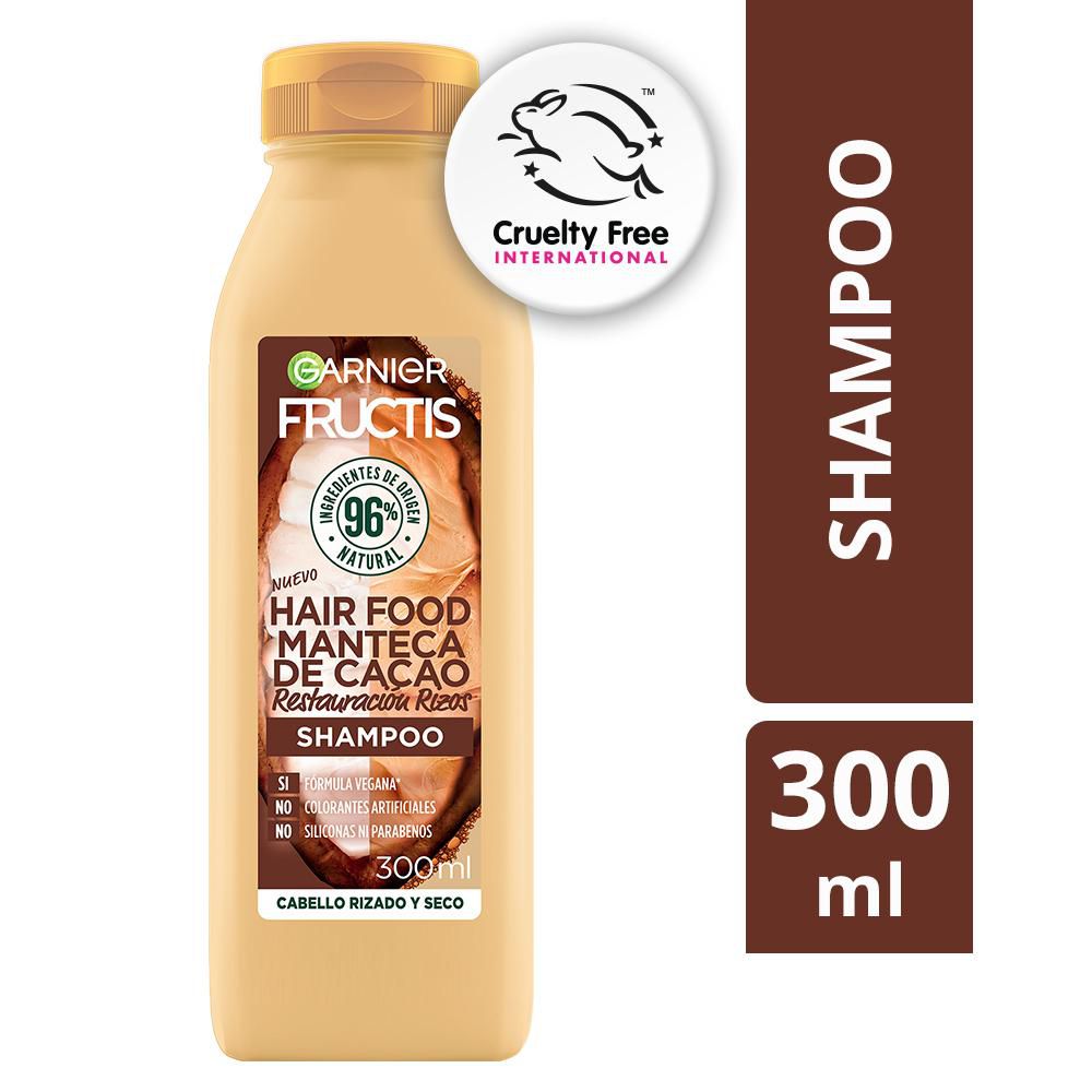 Shampoo HAIR FOOD Garnier cacao restauración rizos (300 ml)