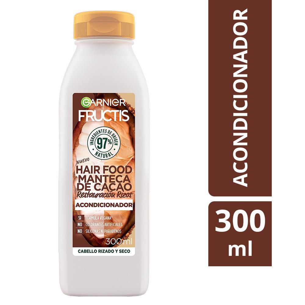 Acondicionador HAIR FOOD Garnier cacao restauración rizos (300 ml)