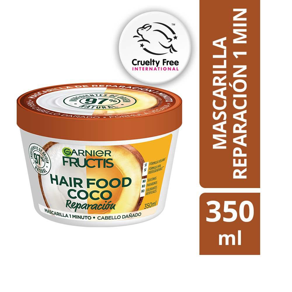 Tratamiento capilar HAIR FOOD Garnier coco reparación (350 ml)