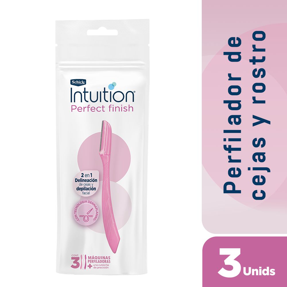 Perfilador SCHICK Cejas y rostro perfect finish (3  und)