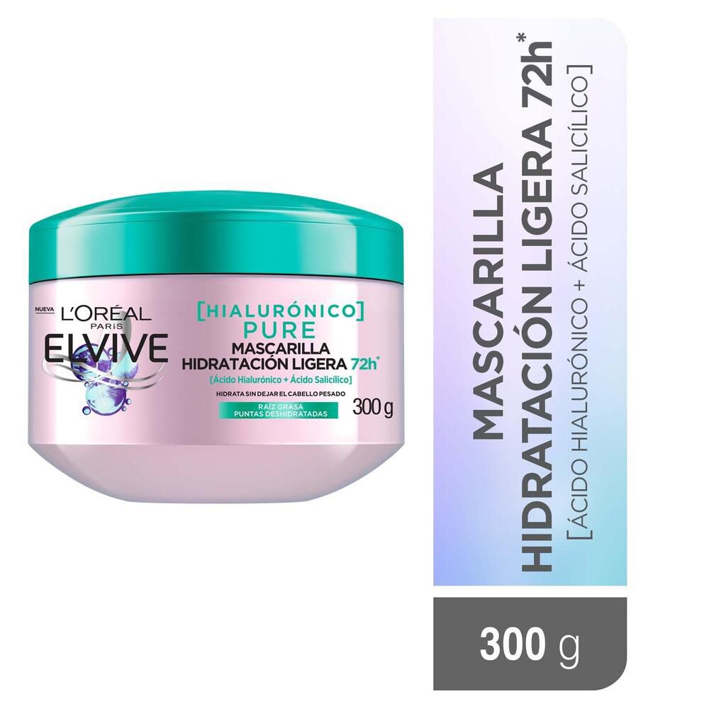 Tratamiento capilar ELVIVE Loreal Paris hidra purificante pure (300 gr)