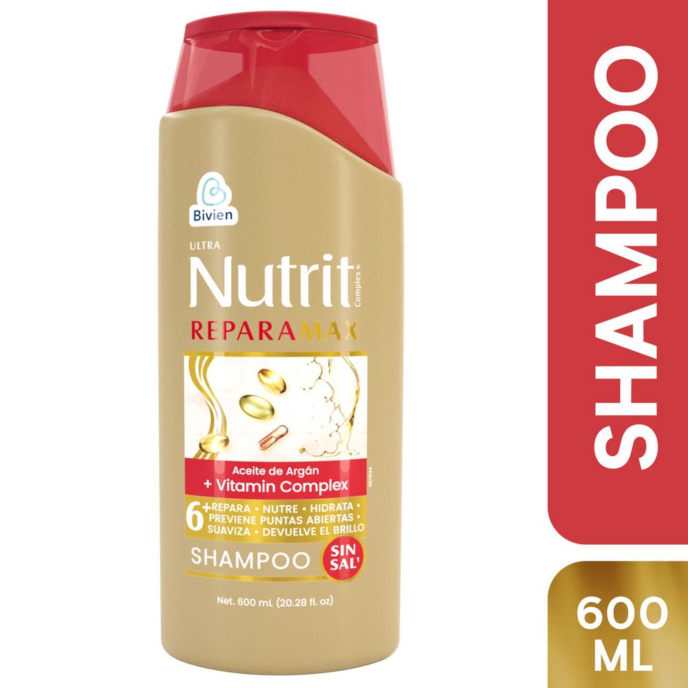 Champu ULTRA NUTRIT REPARA MAX SIN SAL (600 ml)