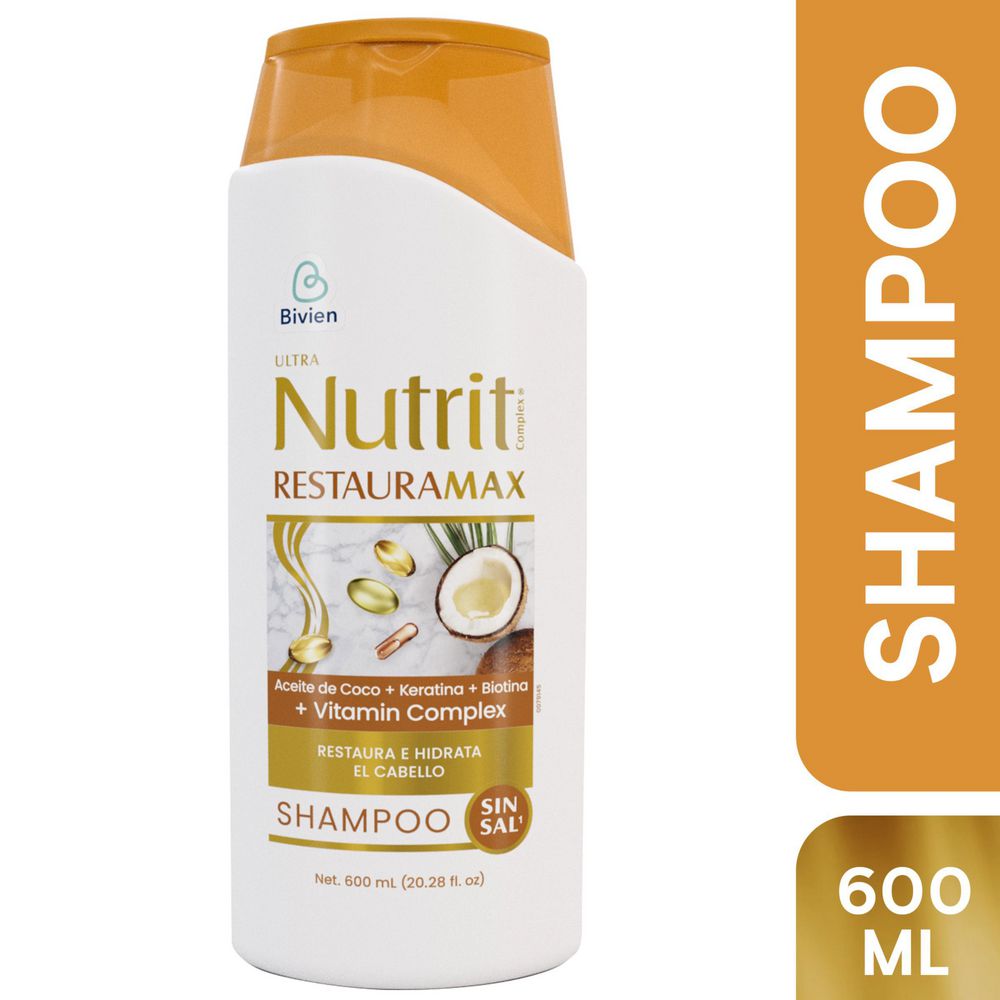 Champu ULTRA NUTRIT RESTAURA MAX SIN SAL (600 ml)