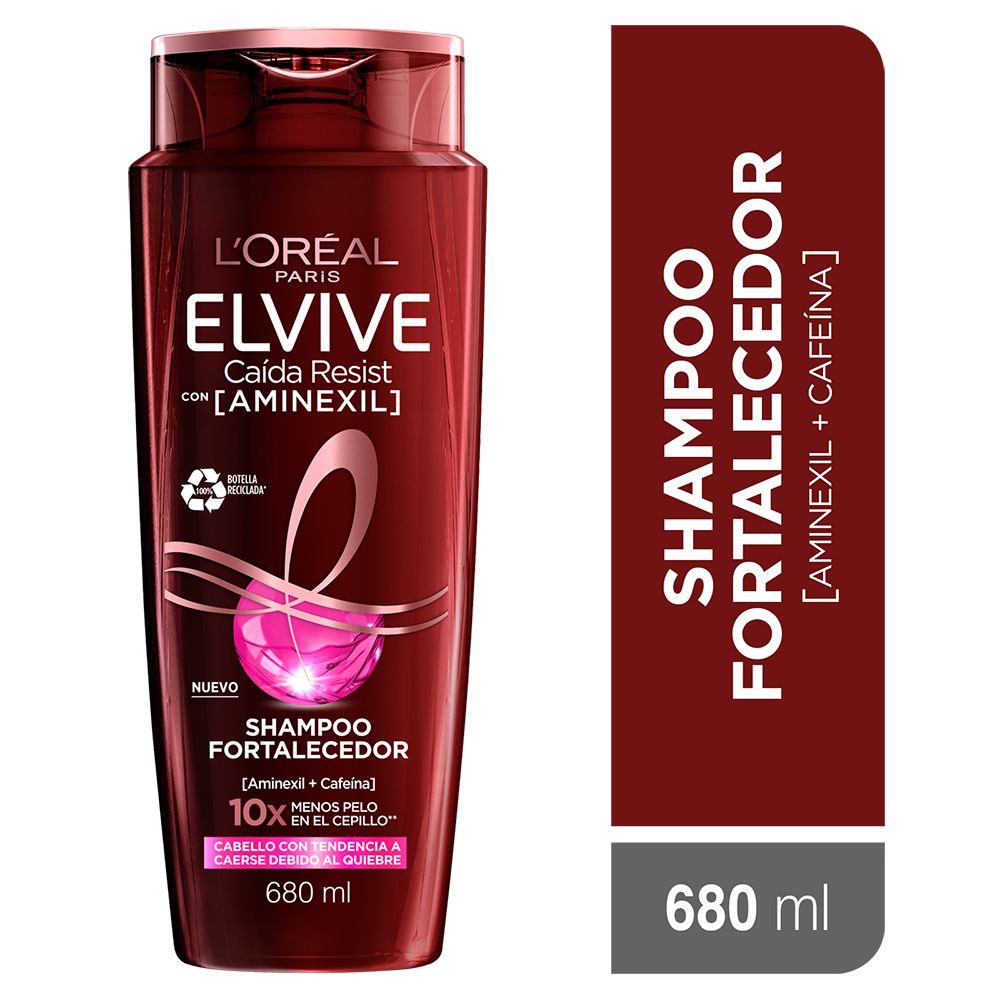 Shampoo ELVIVE Loreal Paris caída Resist (680 ml)
