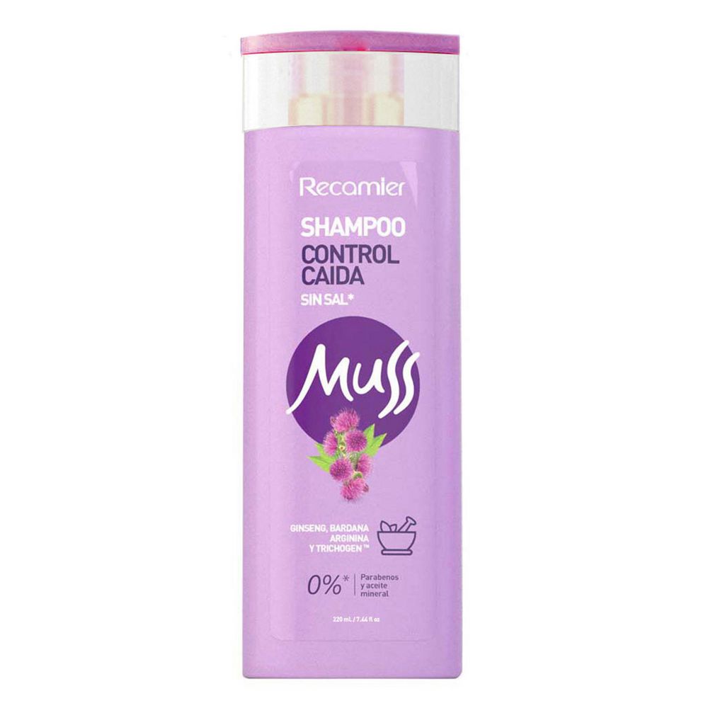 Shampoo MUSS CONTROL CAIDA SIN SAL (220  ml)