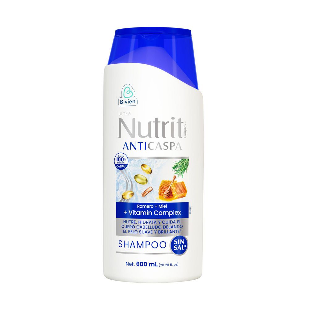 Champu NUTRIT Shampoo Anticaspa (600  ml)