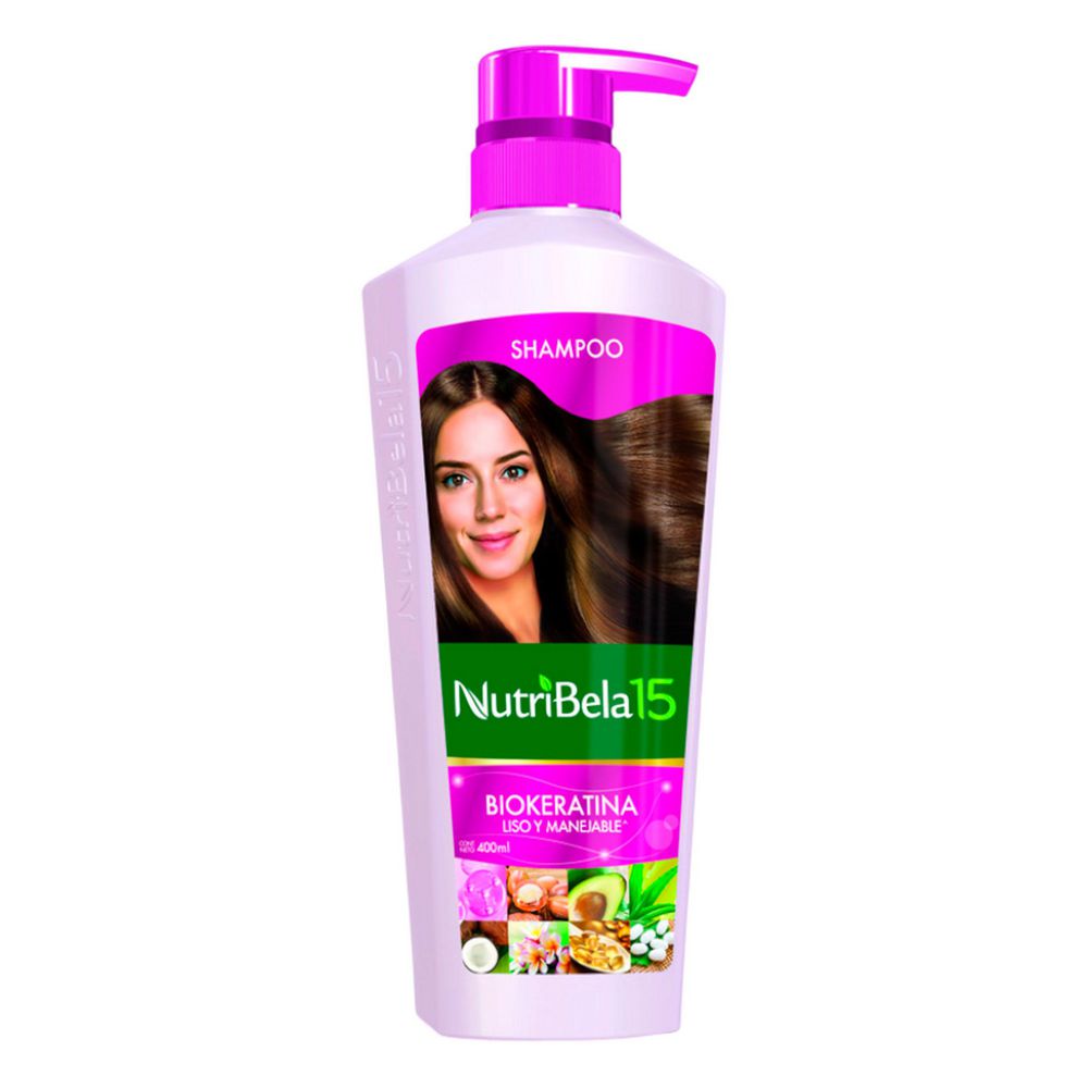 Shampoo NUTRIBELA biokeratina (400 ml)