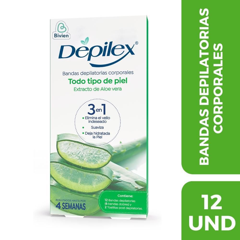 Bandas Depilatorias DEPILEX (12 und)