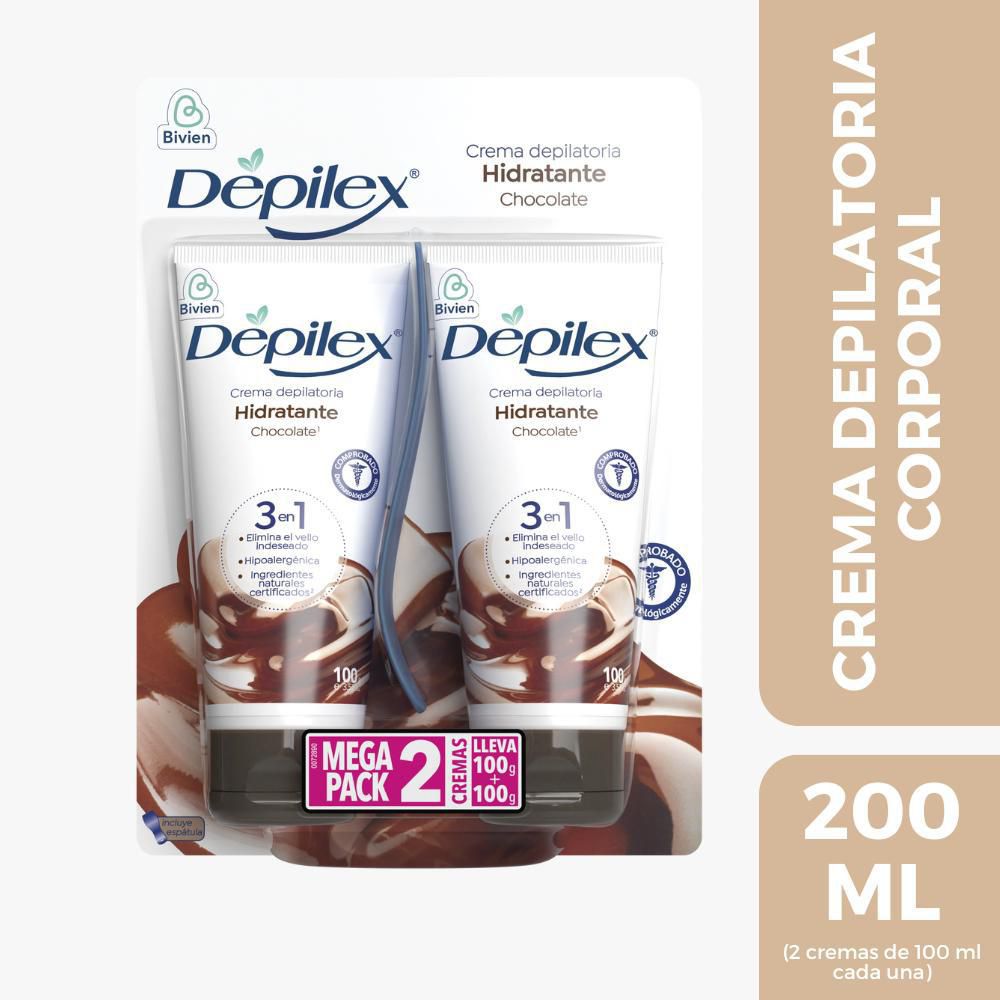 Crema Depilatoria Chocolate DEPILEX (220 gr)