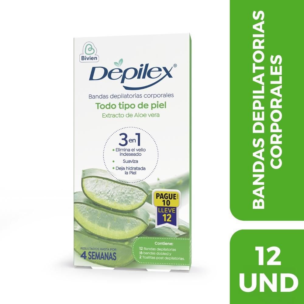 Bandas Depilatorias DEPILEX  (10  und)
