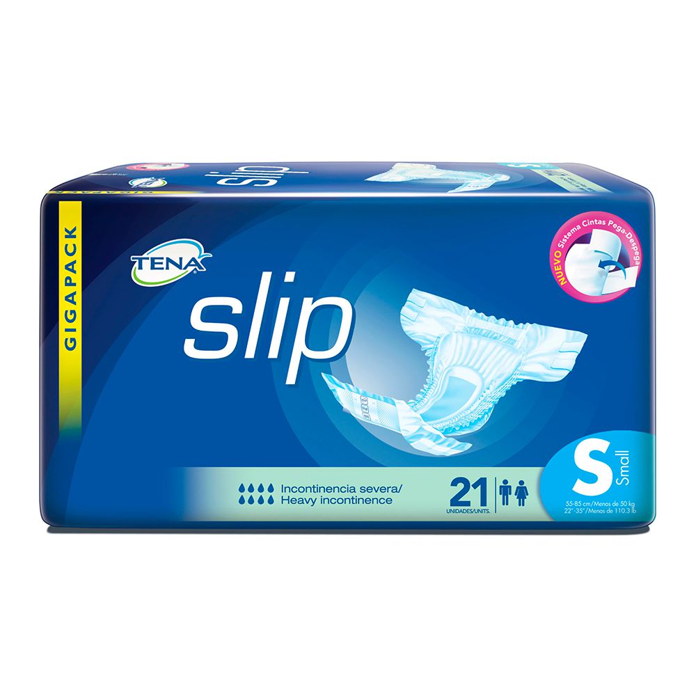 Pañales adultos TENA Slip ultra talla S (21  und)