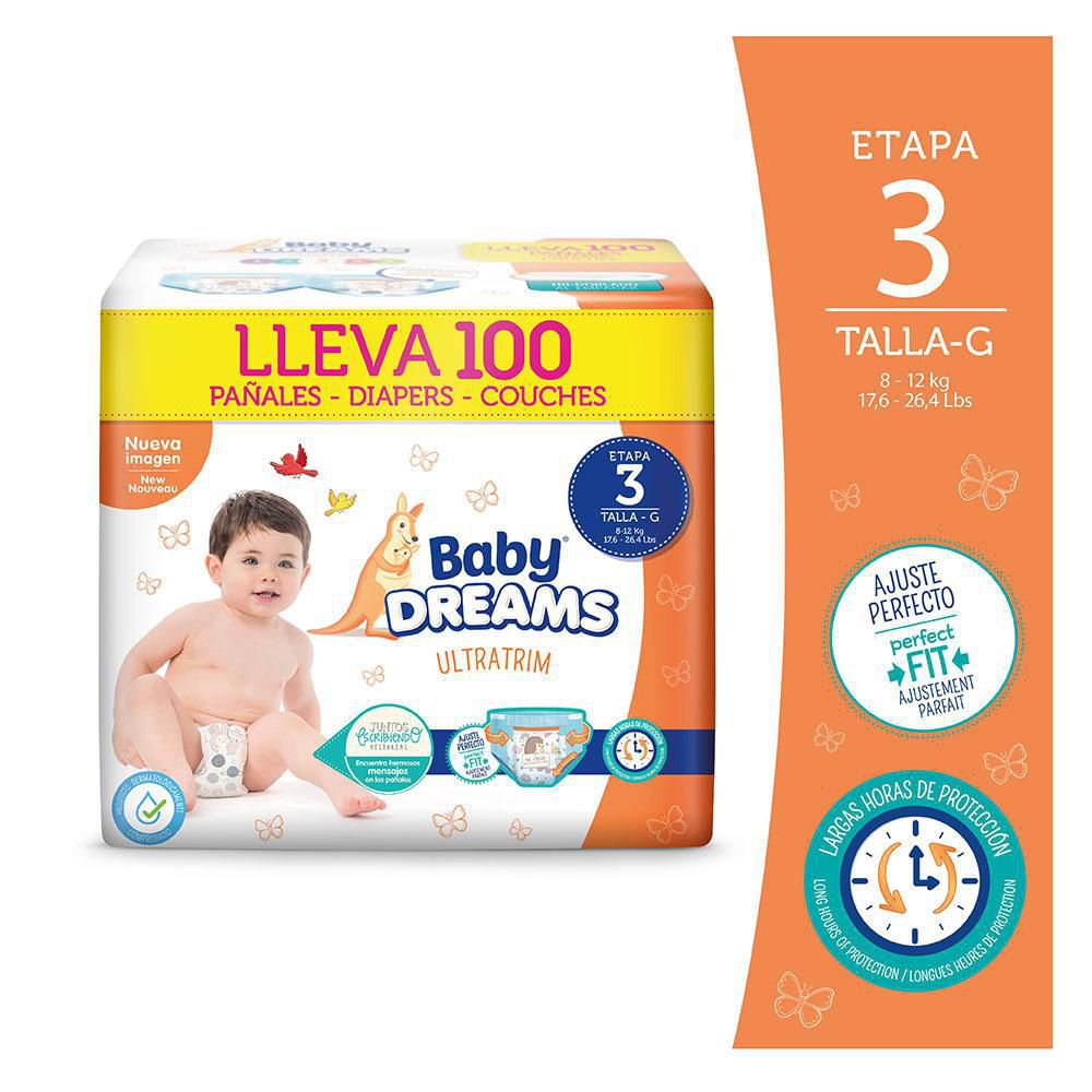 pañal BABY DREAMS  (100  und) img #1