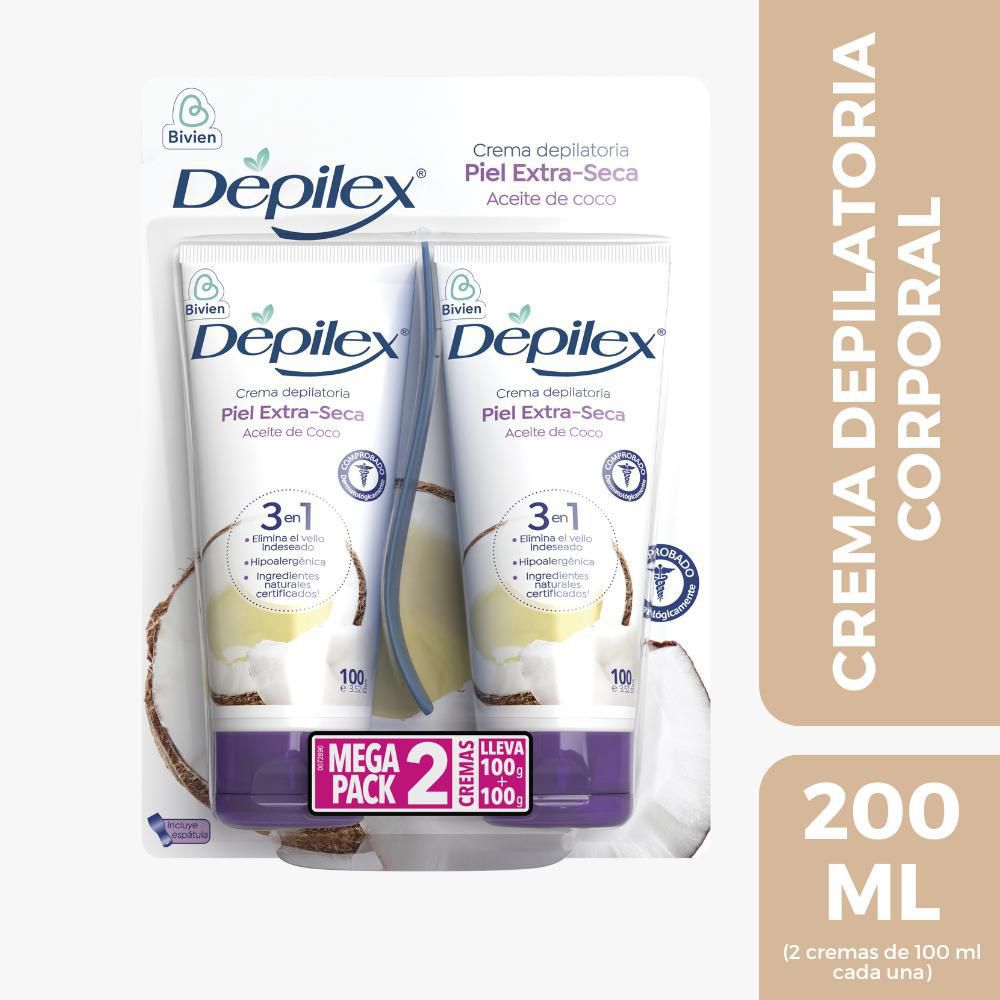 cremas depilatorias DEPILEX CREMAS DEPILATORIAS (200 gr)
