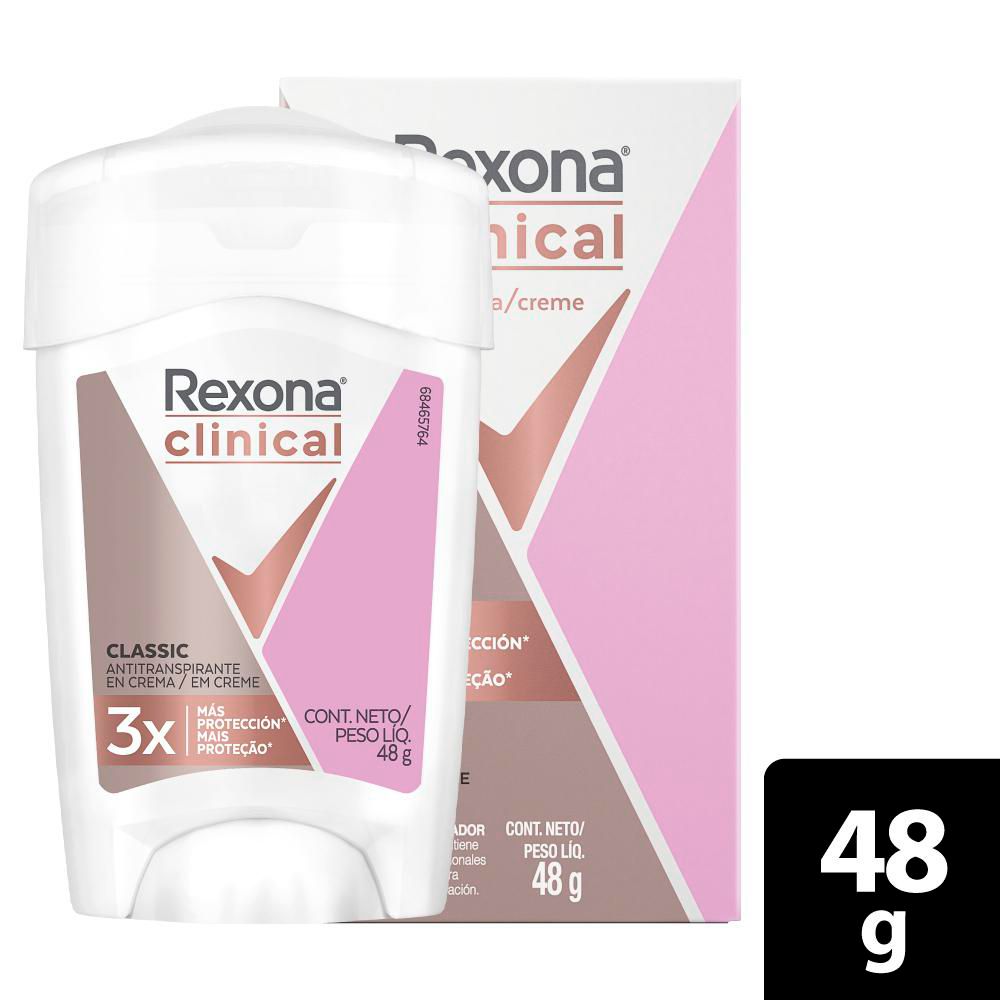 Desodorante REXONA Clinical Crema Mujer (48 gr)