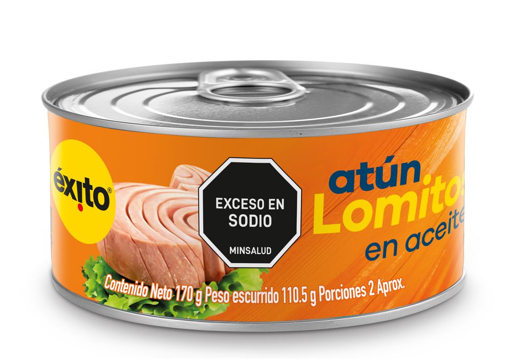 Atún EXITO MARCA PROPIA lomitos en aceite (110.5 gr)