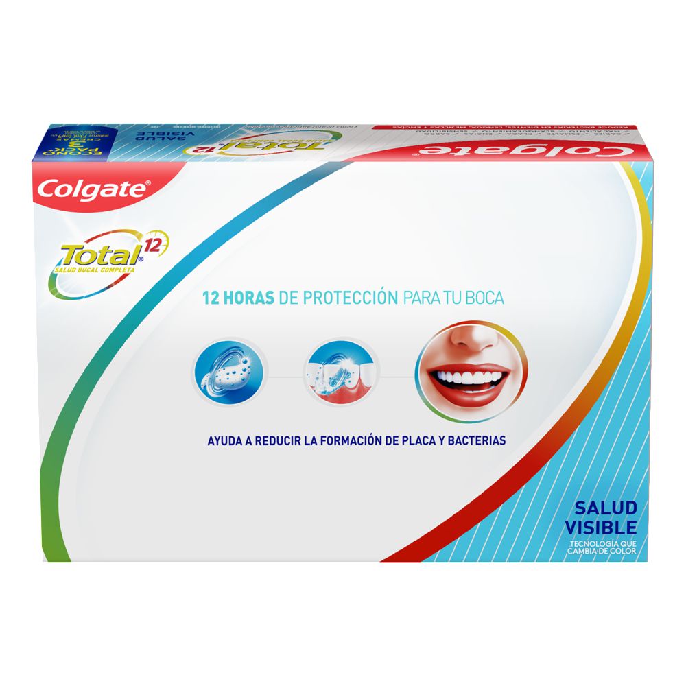 CREMA DENTAL COLGATE Total 12 Salud Visible (225  ml) img #3