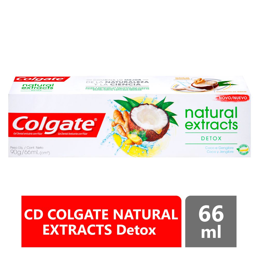 CREMA DENTAL COLGATE Natural Extracts Detox (66  ml)