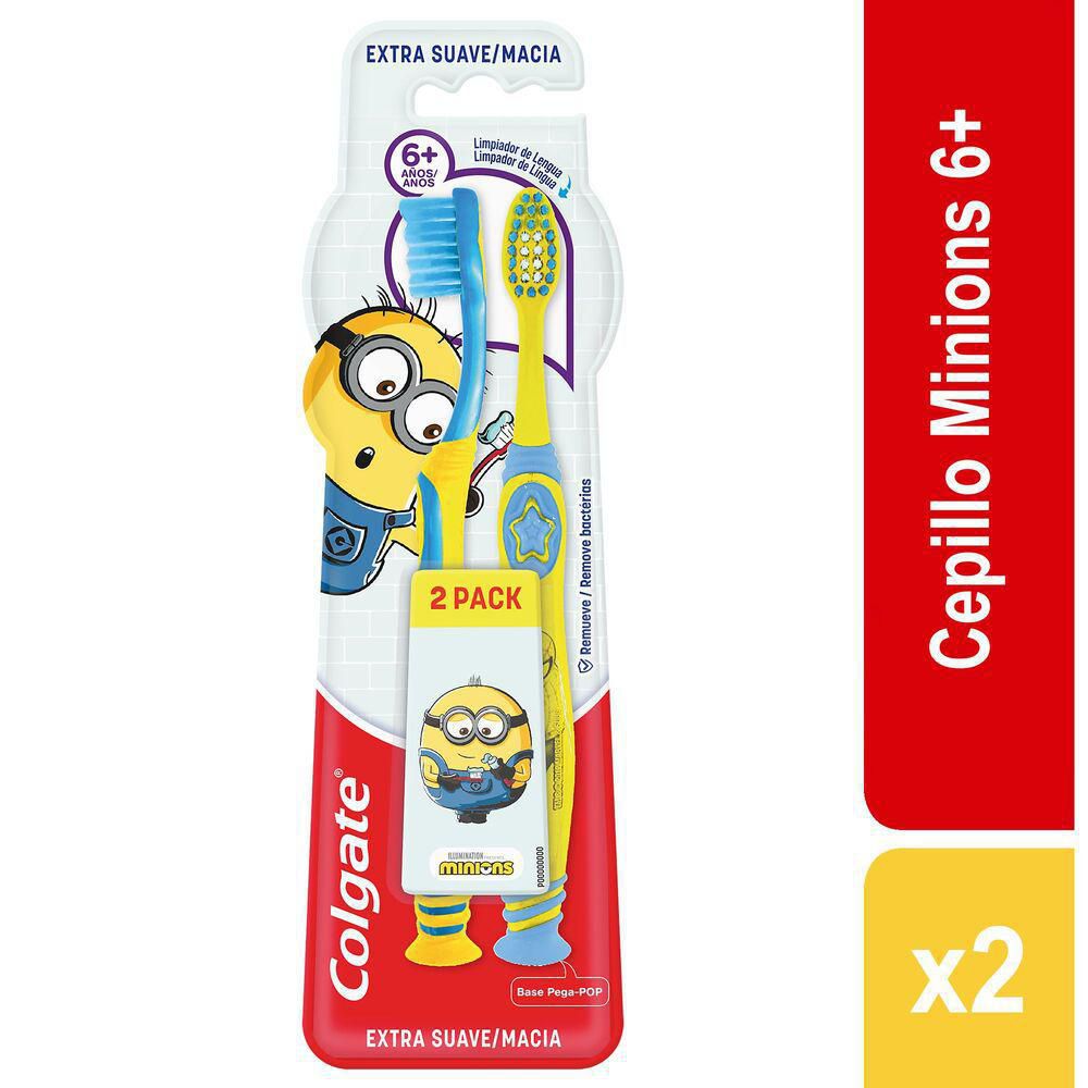 Cepillo De Dientes COLGATE Smiles Extra Suave Niños 6+  (2  und)
