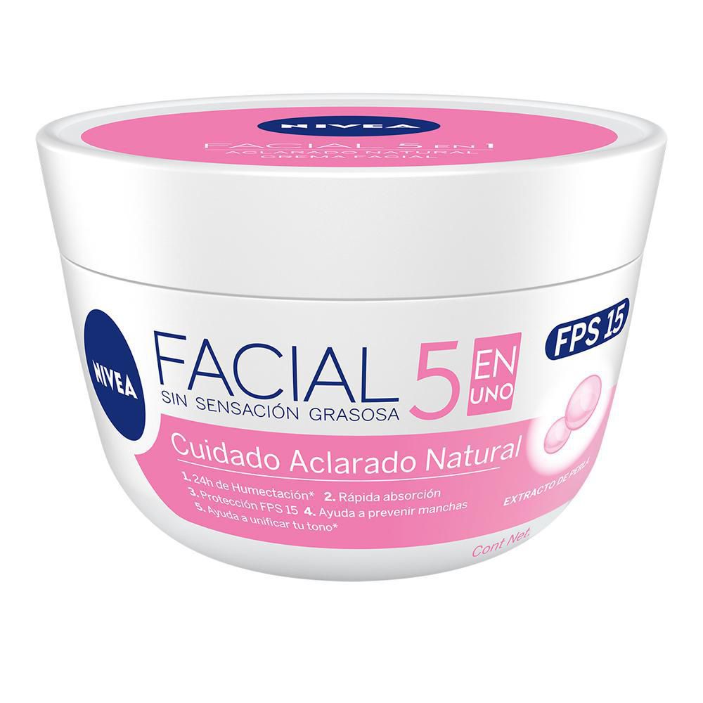 Crema facial NIVEA hidratante con fps 15 (50 ml)