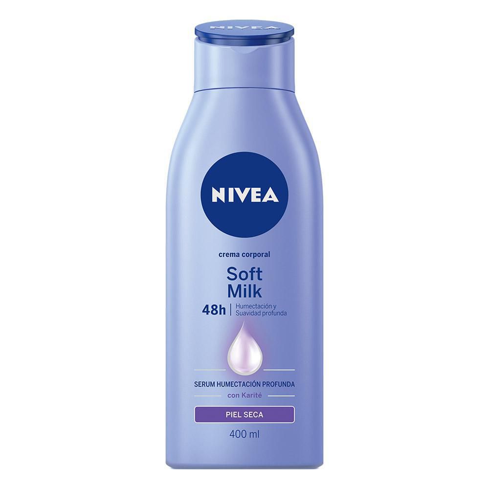 Crema corporal NIVEA humectante soft milk  (400  ml)